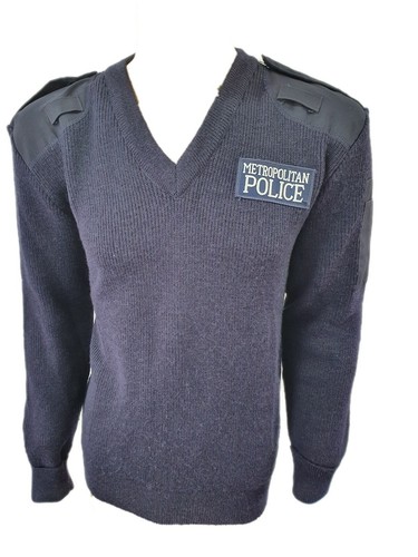 Genuine UK Police V-Neck Jumper British 