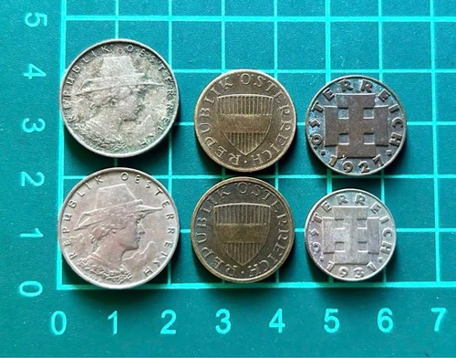 Austria Groschen coins (1925*2/59/60/27/31) 6 - Picture 7 of 24