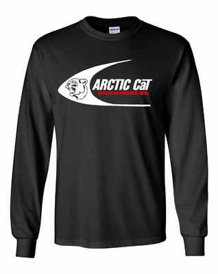 ARCTIC CAT SWOOSH Vintage Snowmobile Long Sleeve T shirt Sizes to 5XL