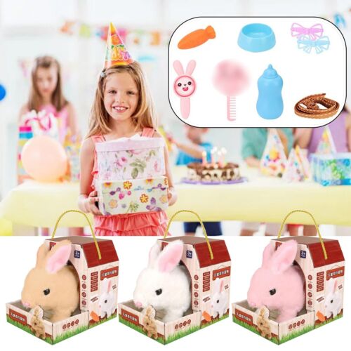 Easter My Realistic Bunny Toy, Interactive Bunny Realistic Bunny Jumping Shakes