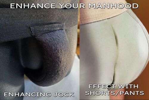 Male Enhancing Pad with Waistband and 3/4" Leg Straps , 6" to 12" Long Pads - Picture 3 of 12