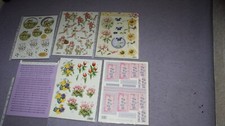 Card Making Items....Die Cuts Etc....11 sheets.....Sport, Floral....New