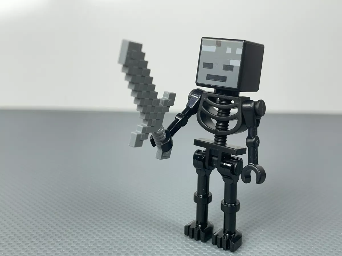 Wither Skeleton LEGO Minecraft Minifigure 21154 21126 21139 21172 Straight  Arms