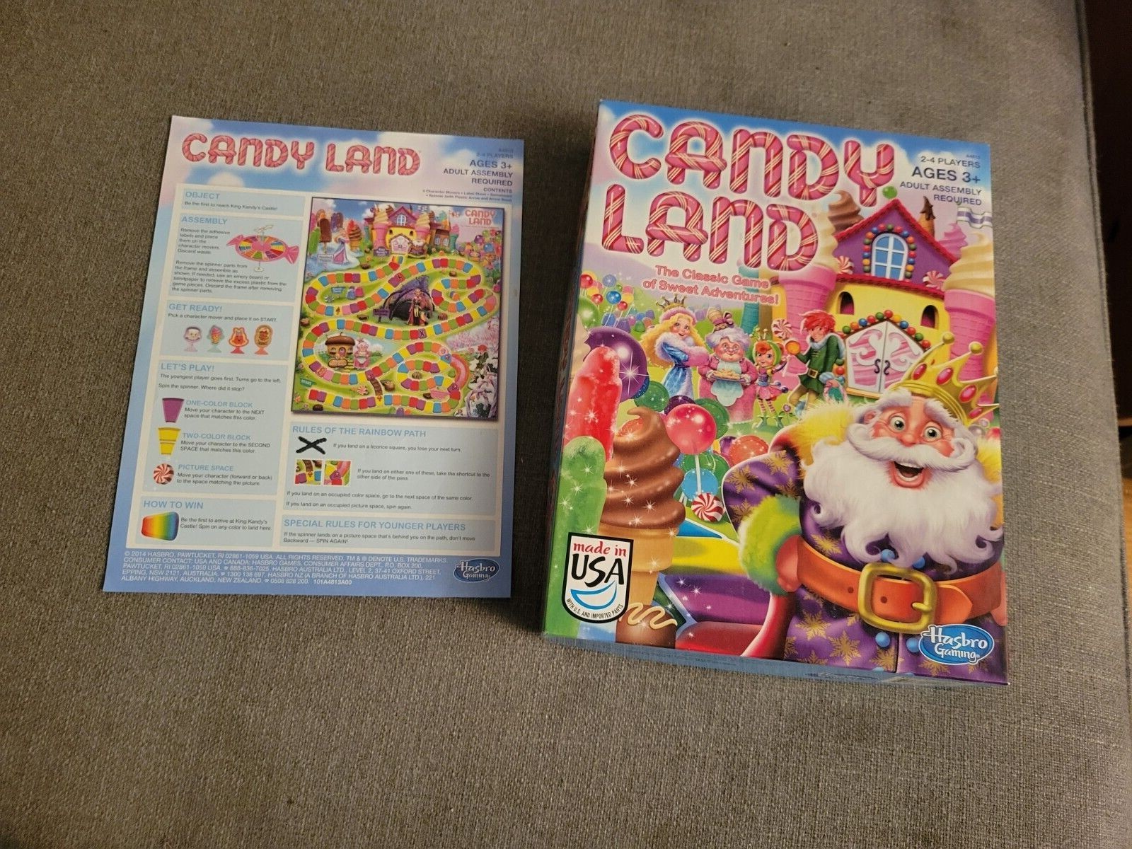 Candy Land Board Game Replacement Parts & Pieces 2014 Hasbro You Pick ...