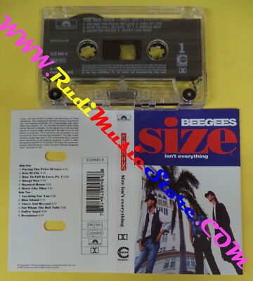 MC BEE GEES Size is n't everything 1993 Holland Polydor 519945-4 no CD LP VHS DVD
