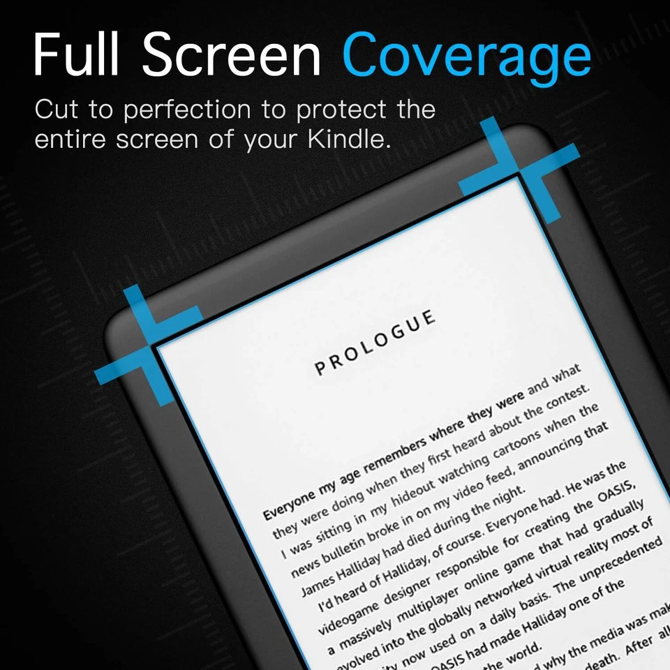 3 Pack Screen Protectors for Kindle Paperwhite / Scible / Kindle Soft PET Films - Image 3 of 4