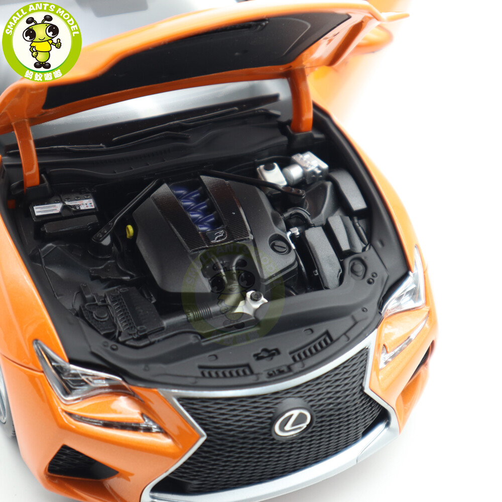 1/18 Toyota Lexus RC F RCF Orange Diecast Model Cars Toys