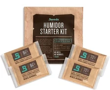 Boveda for Cigars 50-Count Humidor Starter Kit BUNDLE: Boveda 84% RH & 72% RH
