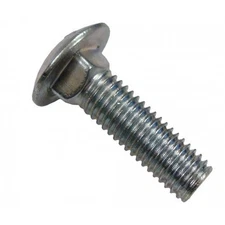 Carriage Bolt 5/16-18 x 3/4 Zinc (QTY 10) 5/16 X 3/4" Made in USA