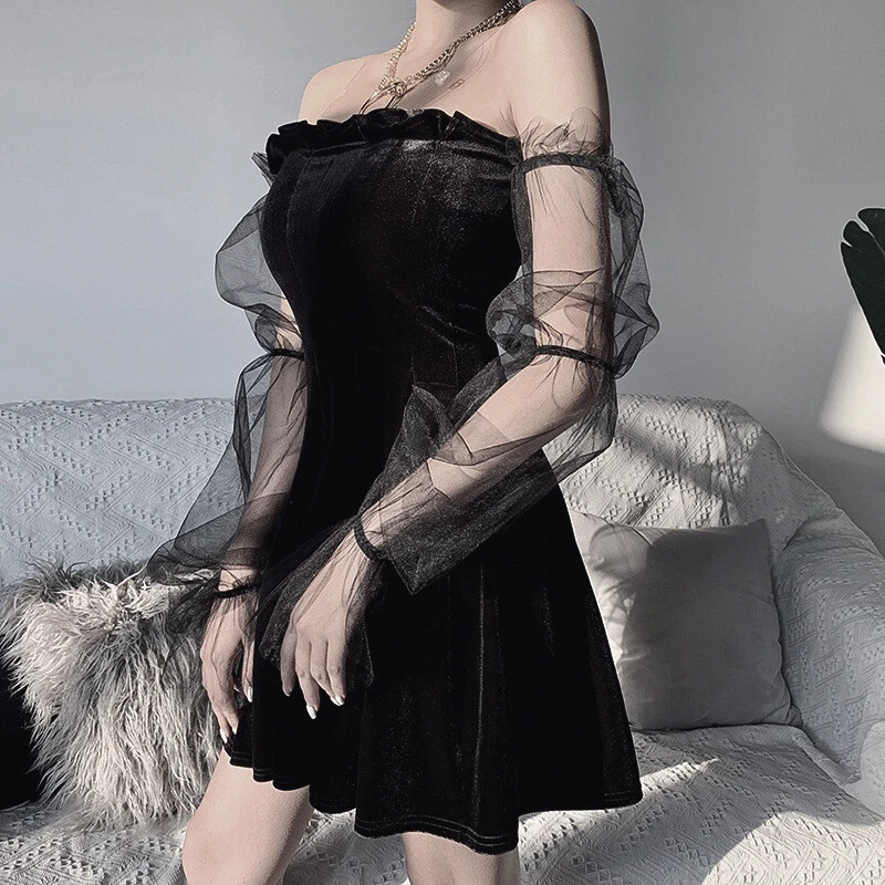 Black dress cheap no shoulder