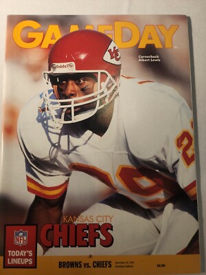 1991 November 24 Game Day Browns vs Chiefs Albert Lewis (CP25)