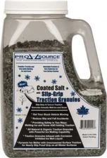 PRO SOURCE Snow Melter De-Icer Coated Salt with Traction Granules: 12 lb Jug