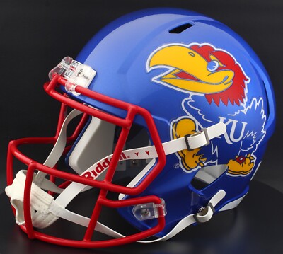 KANSAS JAYHAWKS NCAA Riddell Speed Full Size REPLICA Football
