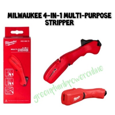 Milwaukee 4932498270 4 in 1 Mehrzweck Abisolierzange Kabelschneider