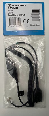 Sennheiser CAVA 31 Headset Anschlusskabel für Avaya IP Phone Telefon 504149