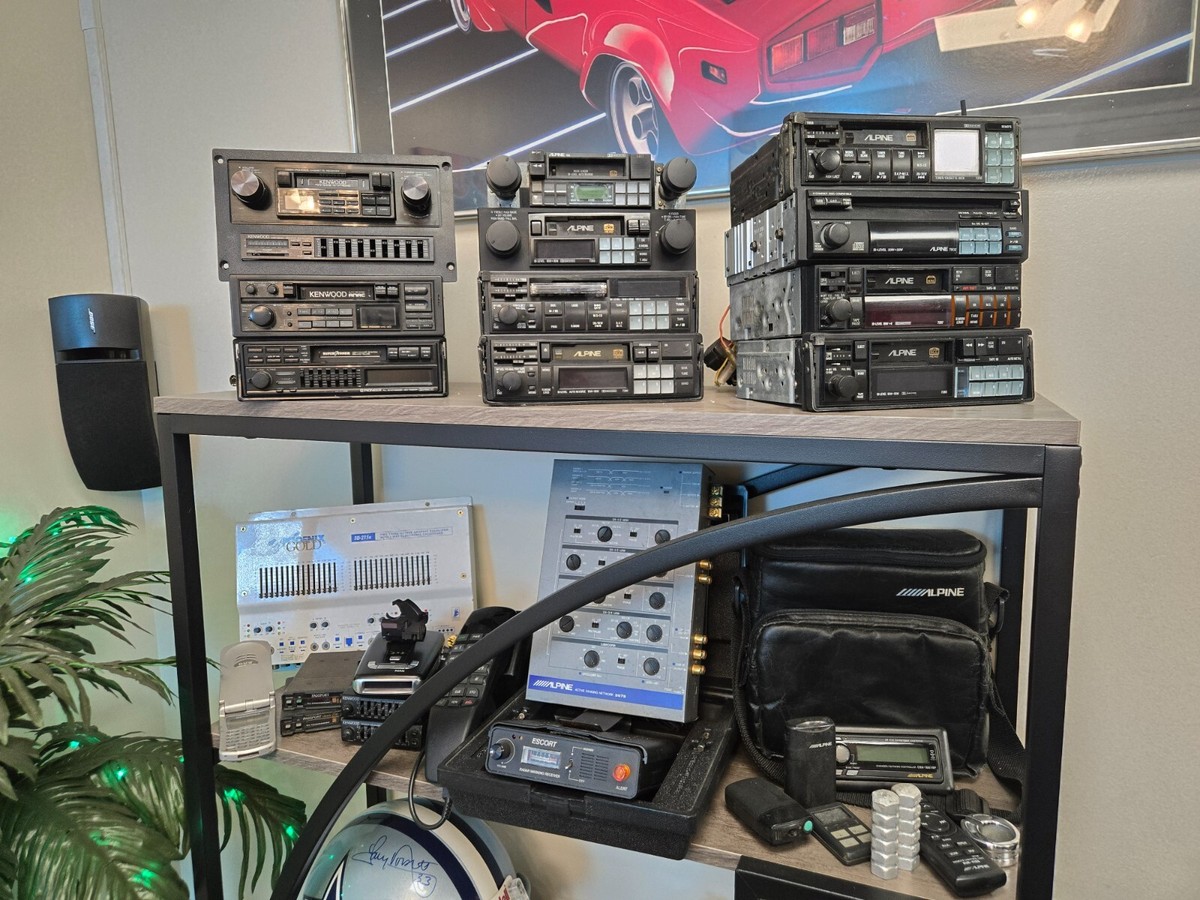 80's Kenwood KRC-5001 Cassette Head Unit W/KGC-6040 Equalizer