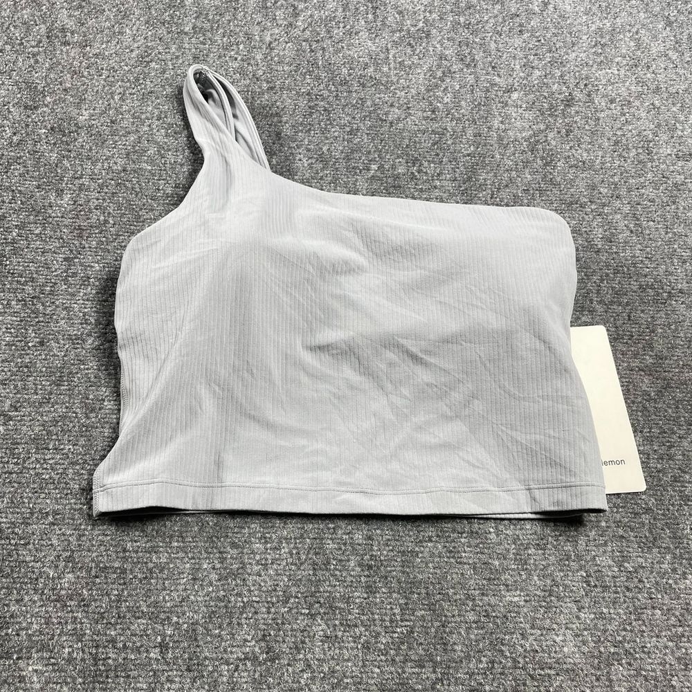 Women's Buttery Soft Ribbed Nulu Asymmetrical One Strap Yoga Tank