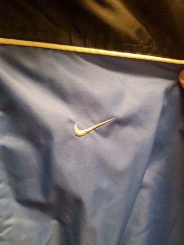 Vintage Nike Reversible Jacket Youth XL 18-20 Black Blue Nylon Fleece - Picture 3 of 11
