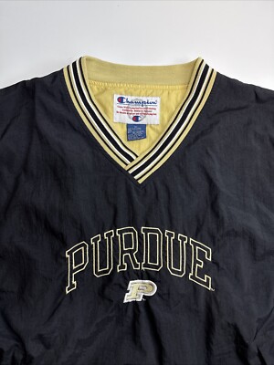 Vintage Champion Purdue Boilermakers Pullover Windbreaker Jacket