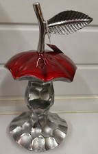 Stunning Large Aluminium Gloss Eaten Apple Core Table Decor / Ornament