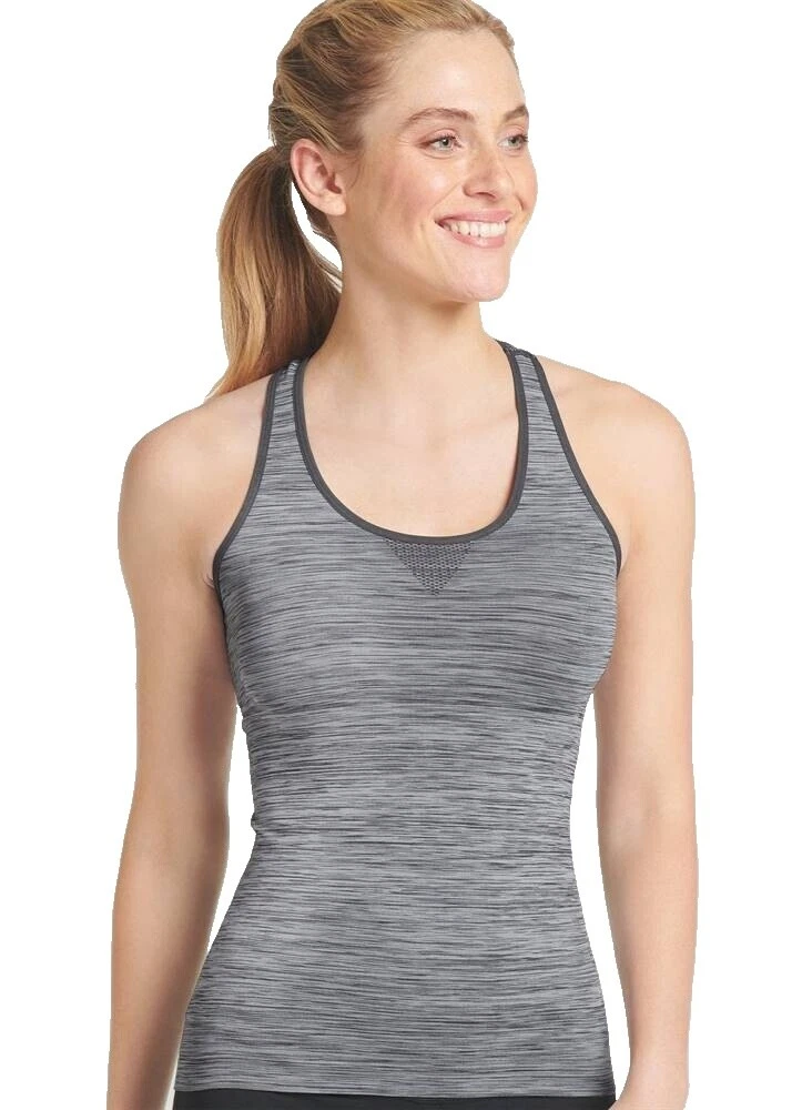 Tamaño Regular Jockey Poliéster Activewear Tops para mujer