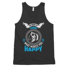 Do More Of Fishing, What Makes You Happy Classic tank top (unisex)