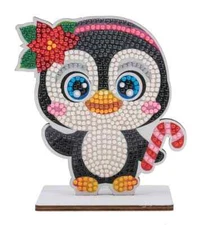 Penguin Crystal Art Festive Buddies Kit Craft Buddy New