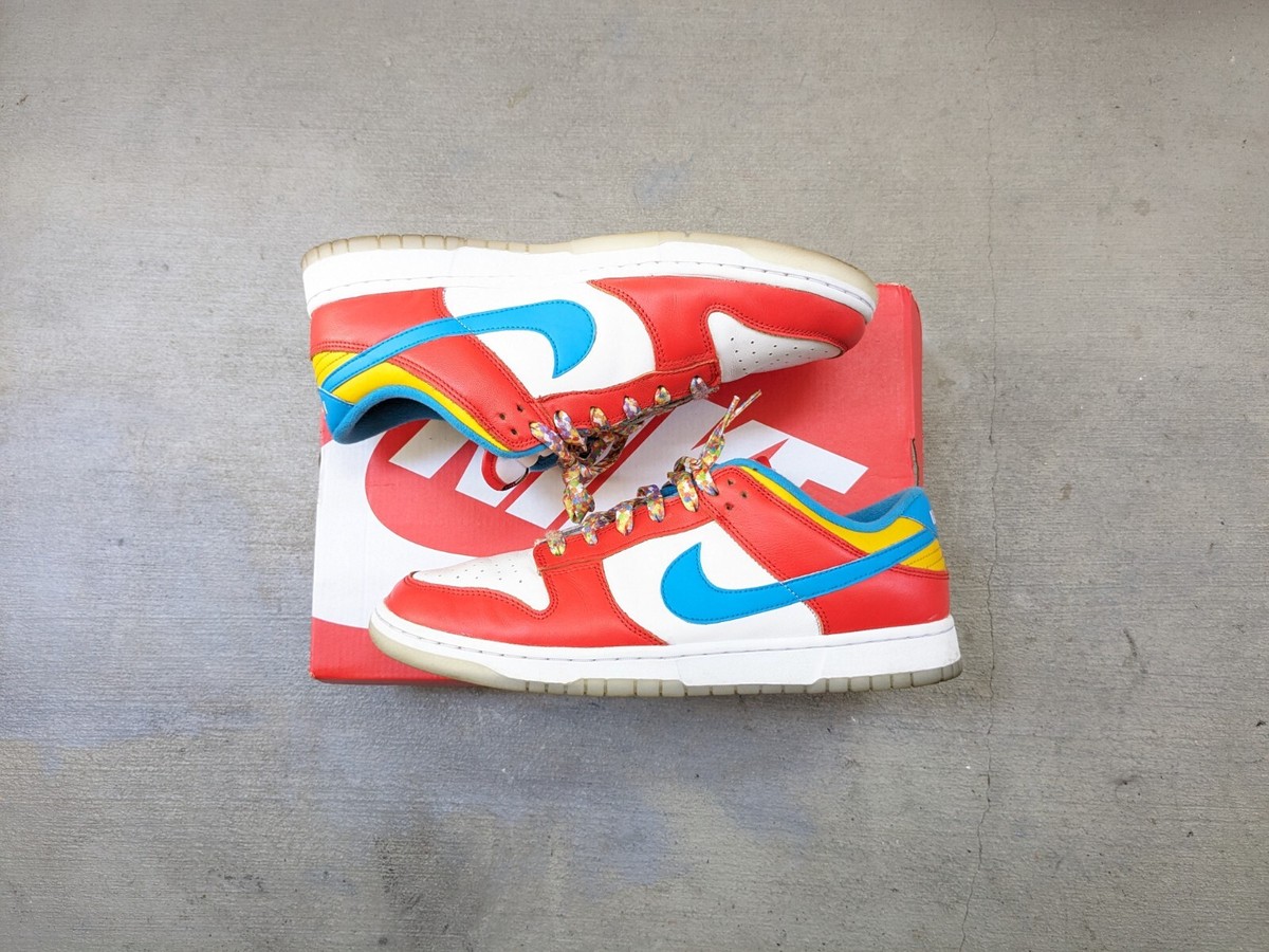 Nike Dunk Low QS LeBron James Fruity Pebbles Men 10.5 