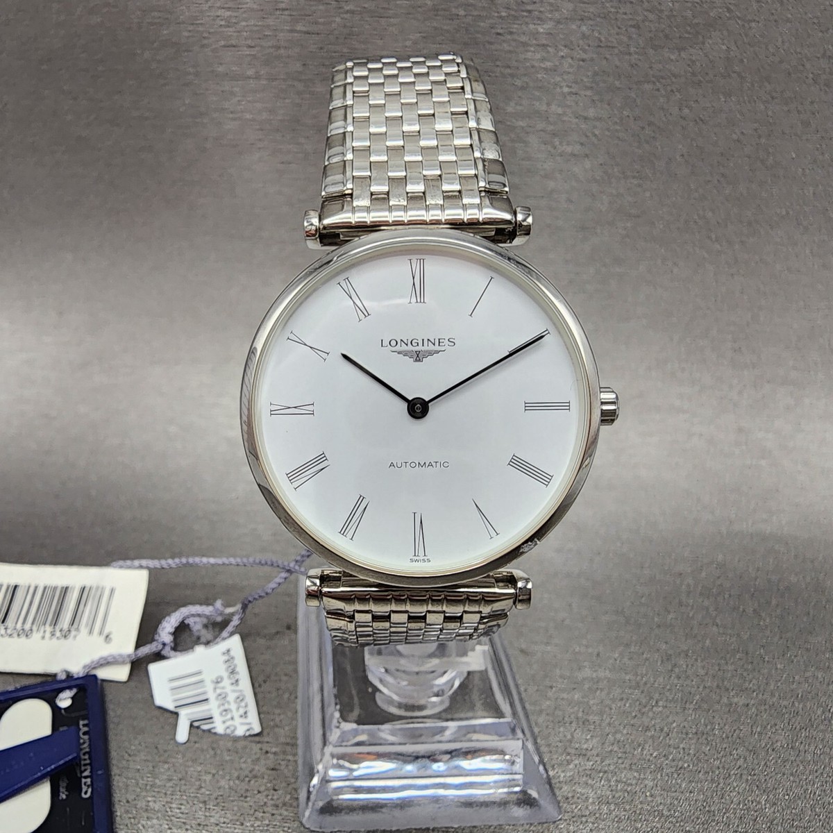 Longines La Grande Classique Automatic Watch Men 36mm White Dial