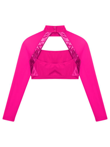 Women Cheer Uniform Tops Night Club Crop Top Rhinestone Cheerleader Costume - Picture 50 of 87