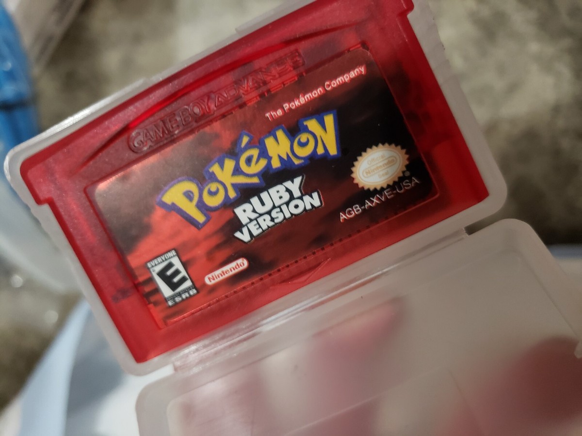 Nintendo Game Boy Advance POKEMON Ruby Version AGB 002 AXVE Nintendo Game Boy Advance POKEMON Ruby Version AGB 002 AXVE