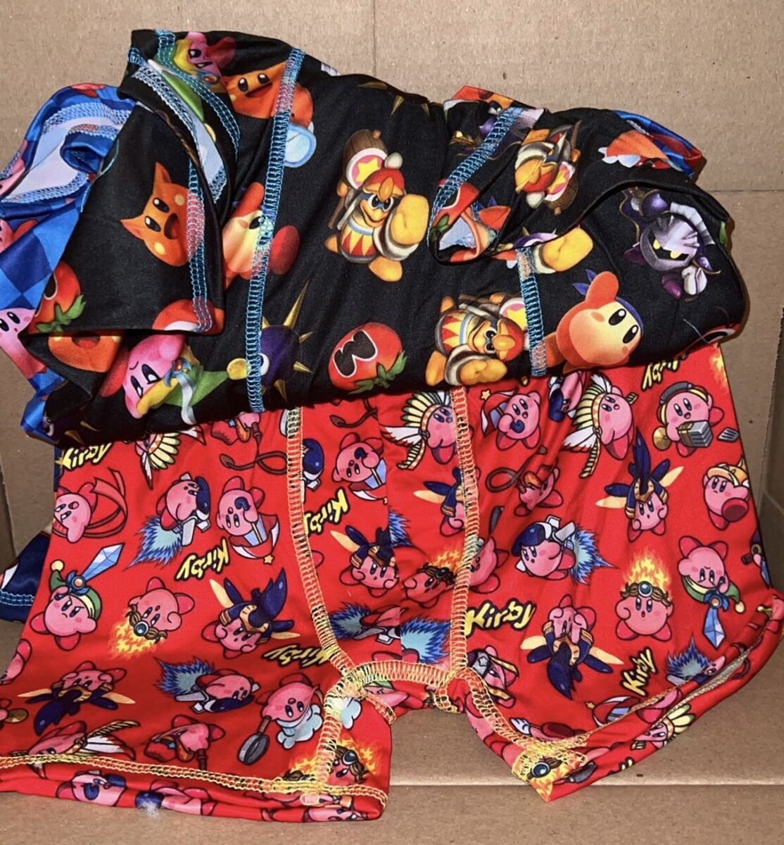Bioworld Kirby Characters & Power Ups 4-Pack Boy's Boxer Briefs