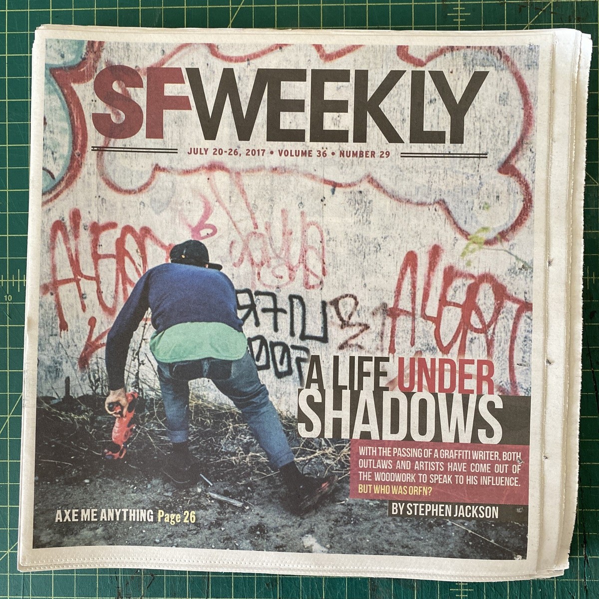 ORFN US SF Weekly July 2017 Bay Area graffiti THR BKF street