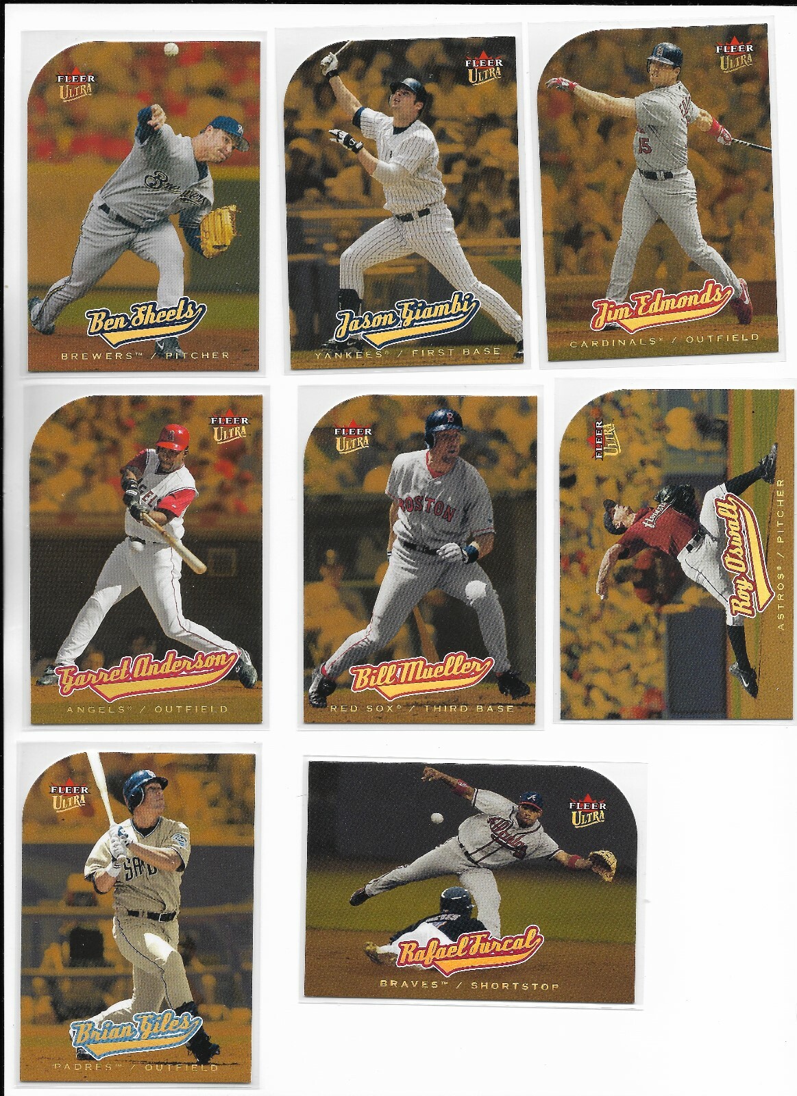 2005 Ultra GOLD MEDALLION Pick-A-Card Mussina Bernie Williams Posada Swisher +++