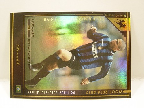 Panini WCCF 2016-17 HOYO Ronaldo Luís Nazário 1976 Brasil Nº9 FC Inter Legends - Imagen 2 de 8