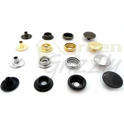 GREEN GRIZZLY Sujetadores a presión Poppers de alta resistencia perno de costura remache cuero artesanal A3L