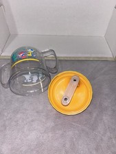 Rare Vintage Playtex 2 Handle Sippy cup dinosaurs