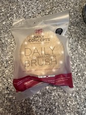Daily Concepts Detox Massaging Brush Natural Bristles Exfoliating Beechwood