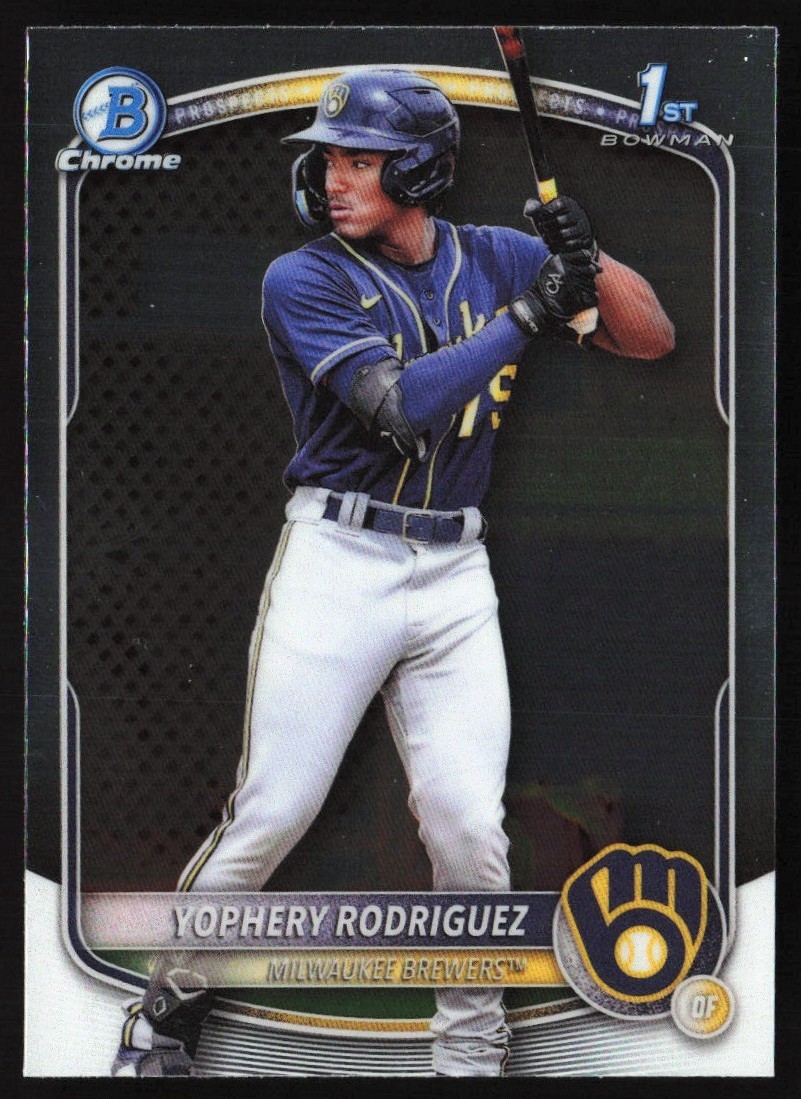 2025 Bowman Chrome Prospects Yophery Rodriguez #BCP-36 BB2