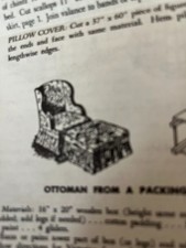 VINTAGE MAIL ORDER PATTERN - "DRESSING TABLE SETS" DESIGN#914 DECORATOR PATTERN