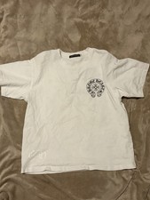Chrome Hearts Horseshoe Logo Graphic Tee Whiteblack Short Sleeve Crew Neck S Chrome Hearts Horseshoe Logo Graphic Tee Whiteblack Short Sleeve Crew Neck S
