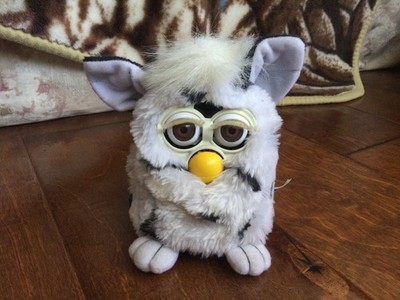 1998 Furby 70-800 Dalmation White / Black Spots Brown Eyes Non Working