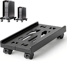 Pc Stand for Floor, Adjustable Computer Tower Stand for Carpet,Mobile CPU Stand