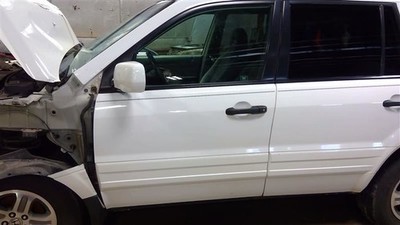 Left Front Driver Door Electric White Fits 03-05 PILOT 78307