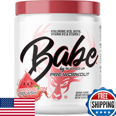 Babe Pre Workout powder for Women Watermelon Splash 6g Citrulline 2g Beta-Alanin