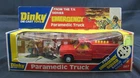 Vintage Dinky Toys #267 Emergency TV Series Diecast Paramedic Truck MIB MM856