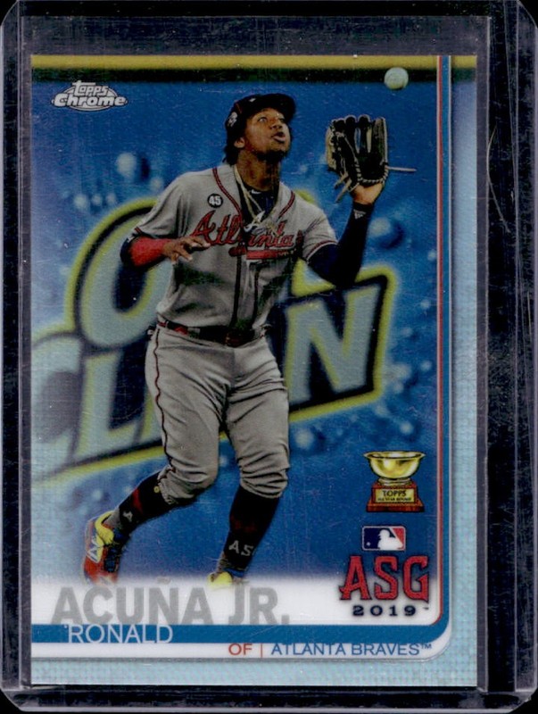 2019 Topps Chrome Update Ronald Acuna Jr. Refractor #/250 Braves