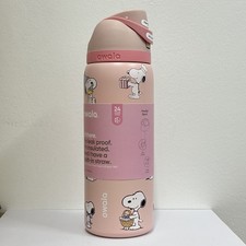 Owala 32oz Pink Snoopy Water Bottle Exclusive Freesip Stainless Steel Bottle