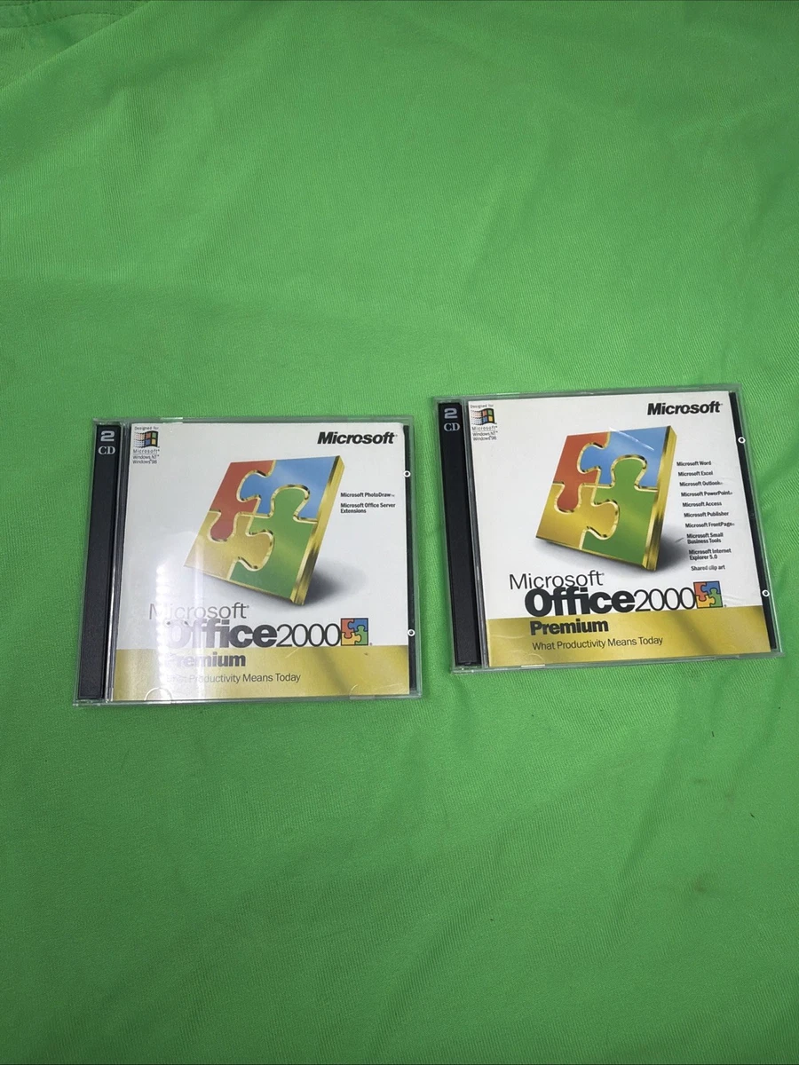 Microsoft Office 2000 Premium for sale | eBay