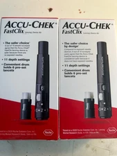 Accu-Chek FastClix Lancing Device Kit Exp-08/28, 2 pack